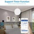 thumbnail image 4 of WiFi Smart Light Switch, 1/2/3 Gang Touch Wall Switch, Compatible with Alexa Google Home IFTTT Voice Control, 4 of 14