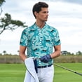 thumbnail image 3 of Fotbe Shark Wearing Sunglasses Camiseta Polo de Golf para Hombre con Estampado – Camisa Deportiva Transpirable con Cuello Abotonado-3X-Large, 3 of 6
