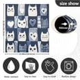 thumbnail image 5 of Yayeee Magnetic Dishwasher Cover for The Front Decoration Home Kitchen Machine Sticker Protector, Blue Cats and Hearts, 5 of 6