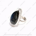 thumbnail image 4 of Labradorite Ring Gemstone Ring Statement Ring 925 Sterling Silver Ring for Women Gift for Her, 4 of 4