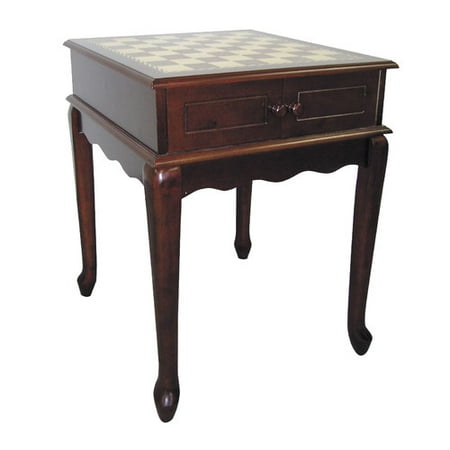 Italian Alabaster Chess Table - ORE Furniture 23'' L Four Leg Chess Table