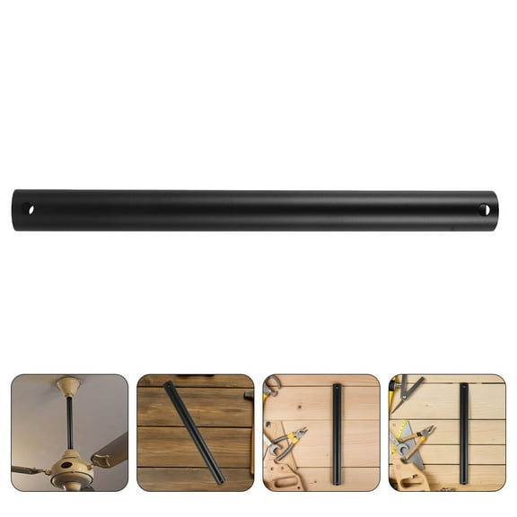 Raindrops Ceiling Fan Down Rod Universal Extension Rod For Fan Light Down Rod For High Ceilings Easy To Install Durable And Reusable Modern Design For Home Decor 40CM