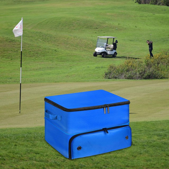 Organizador de baúl de golf shamjiam a prueba de polvo Azul