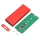 thumbnail image 3 of Adaptador de carcasa MSATA a USB 3,0 SSD, diseño delgado de 6Gbps, buena disipación de calor, carcasa transportadora SSD roja para PC, 3 of 8