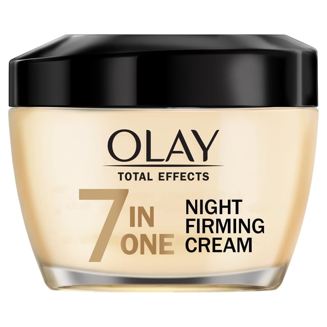 Olay Total Effects Anti-Aging Night Firming Cream & Face Moisturizer, 1.7 Fluid Ounce