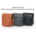thumbnail image 3 of Camera Protective Case Fit for Mini41 Instant, PU Leather Instant Camera Case with Magnetic Flip Lid and Adjustable Shoulder Strap, Retro Portable Protective Bag, 3 of 7