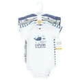 thumbnail image 2 of Hudson Baby Infant Boy Cotton Bodysuits, Sea Friends, 12-18 Months, 2 of 3