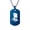 Horse, variant on Women Men's 12 Chinese Zodiac Necklace Blue Zodiac Sign Pendant Jewelry Chain Rat
