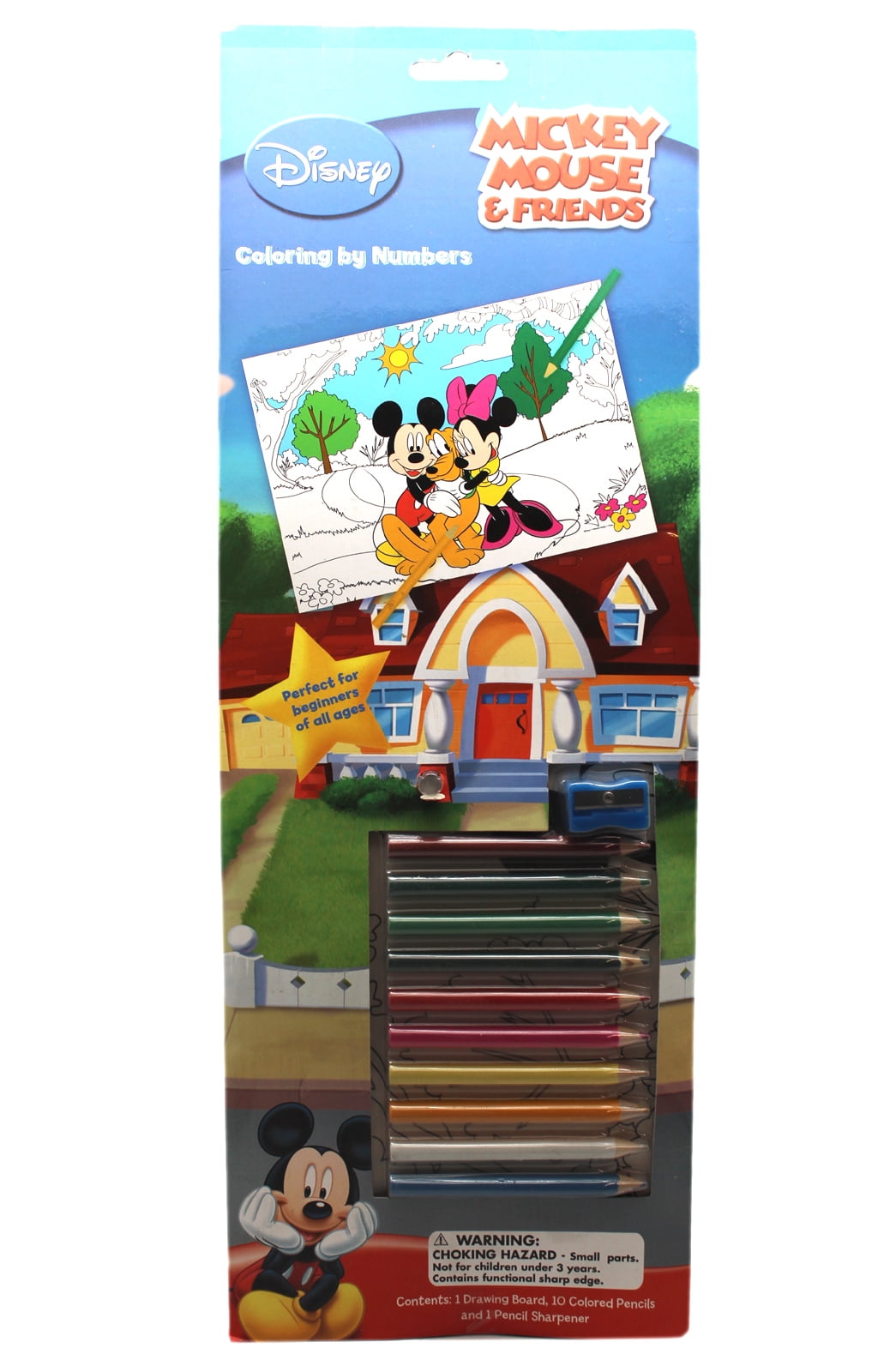 MICKEY MOUSE Set of 10 x Colouring Pencils 