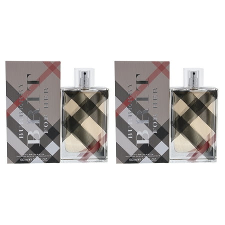 Burberry Brit For Her - Pack of 2 - 3.3 oz EDP Spray