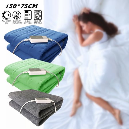 59"X30" Soft Electric Heated Blanket Throw Over Under Bed Warm Mattress