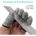 thumbnail image 3 of Cubiertas para dedos protección contra cortes (10 piezas), protección contra cortes para pulgar, cubiertas para dedos duraderas y reutilizables para cocina, trabajo, instrumentos musicales, suministro, 3 of 5