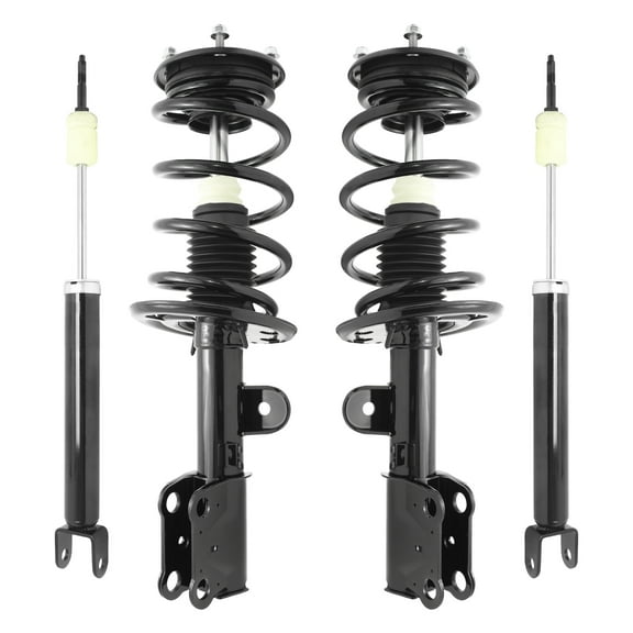 Unity Automotive 4-11547-252130-001 Fnt & Rr Complete Strut Assembly Shock Kit For 2013-2015 Ford Taurus