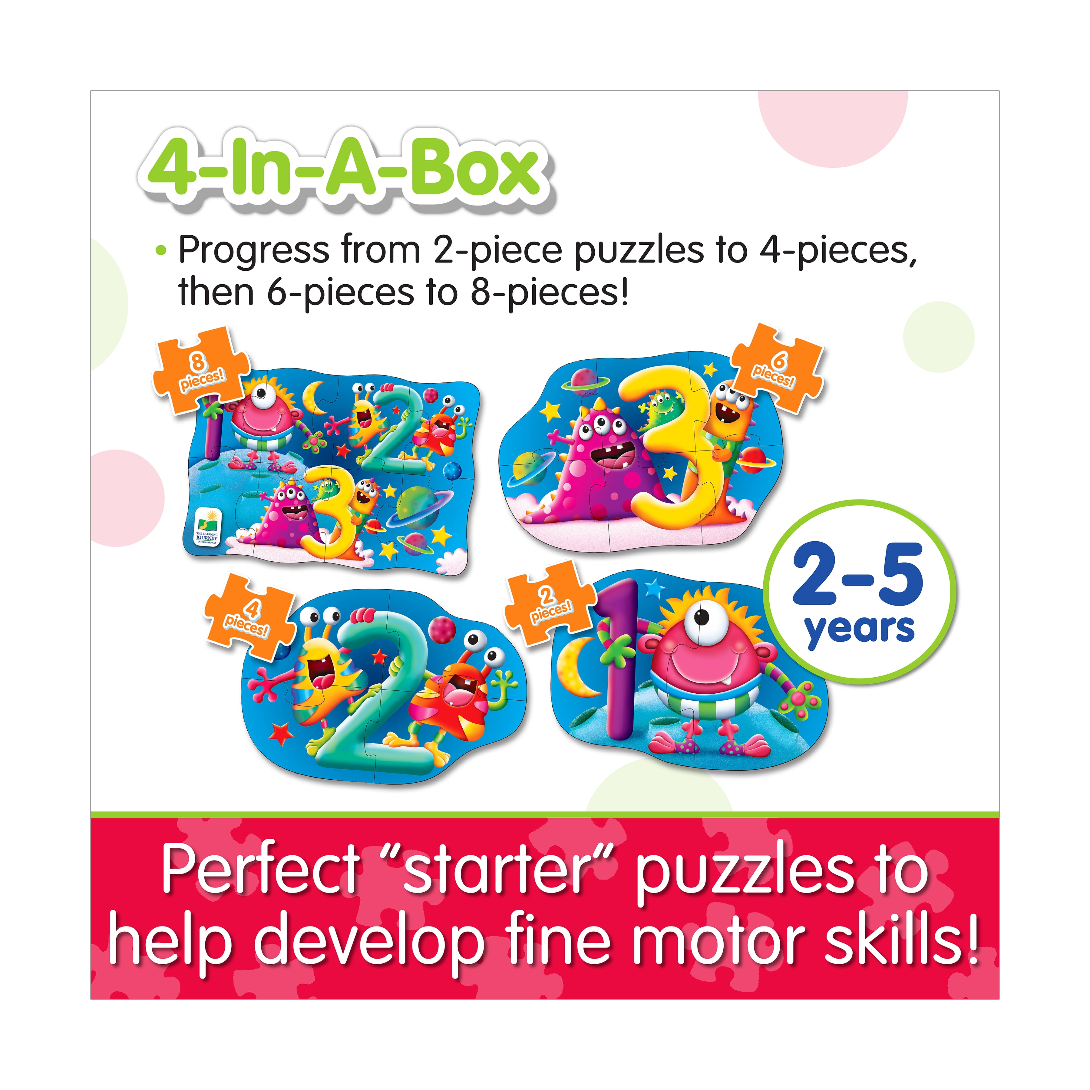 The Learning Journey My First Puzzle Set, 4-in-a-Box, 123