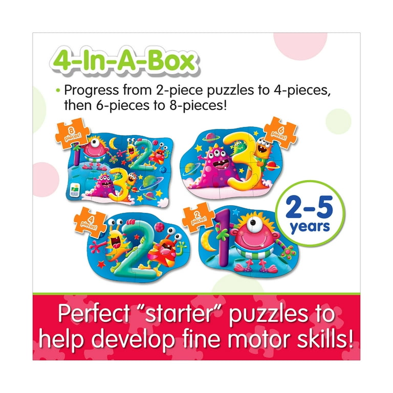 The Learning Journey My First Puzzle Set, 4-in-a-Box, 123