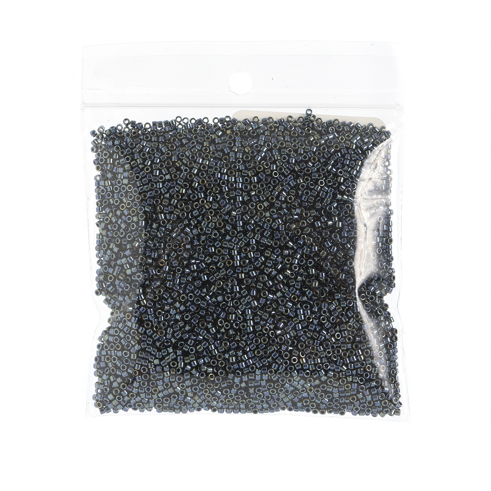 Miyuki Delica 11/0 - Gunmetal Iris DB0006 - 50gms Bag of Japanese Glass Beads