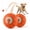 Red 2PCS, variant on Interactive Dog Toy, Auto-Bouncing Motion-Activated Tough Silicone Ball rechargeable USB fast charge, works on carpets & hardwood