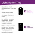 thumbnail image 4 of Mount Bracket National Hardware - Corbata para vigas (3,5 x 5 x 4 cm), color negro, 4 of 7