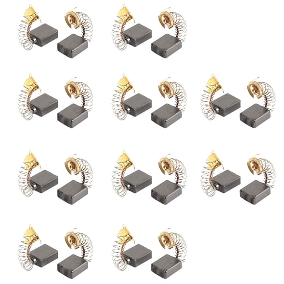 Unique Bargains 17mm x 13mm x 7mm Motor Carbon Brushes 20 Pcs for Generic Electric Motor