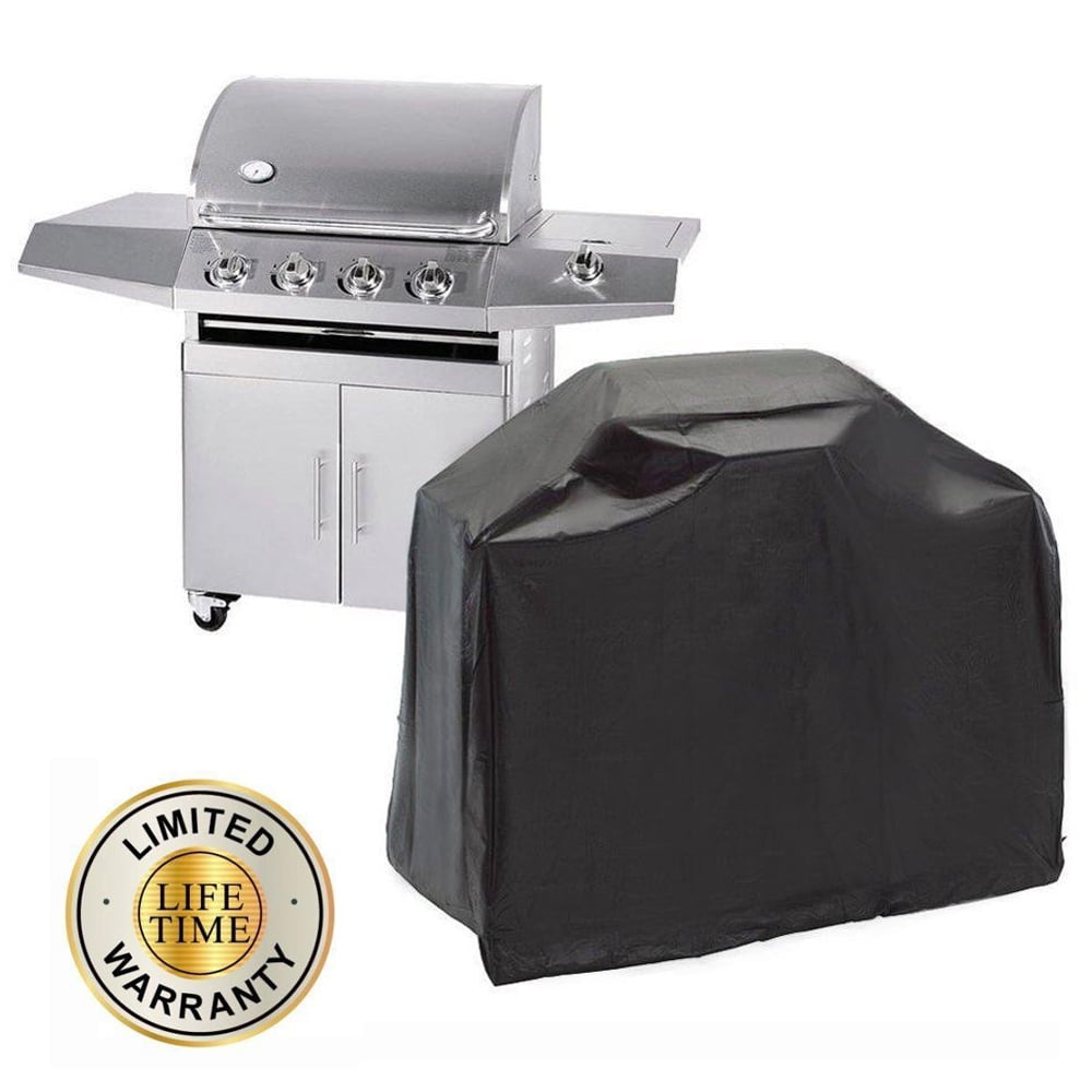 iClover Durable Thick Heavy Duty BBQ Grill Cover Waterproof Dustproof UV Protection Gas Barbeque Grill Cover (57''x24''x46'')