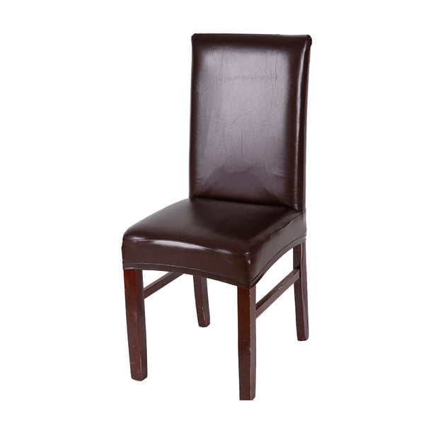 Wosthever Las fundas para sillas son impermeables y a prueba de aceite para un fácil mantenimiento, funda para silla de comedor de PU, Protector Conjuntos de muebles de sala de estar café