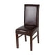 thumbnail image 2 of Billuyoard Viste sillas con estas elegantes fundas para sillas de comedor Protector de silla con funda para silla de comedor de PU Conjuntos de muebles de sala de estar café, 2 of 6