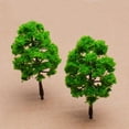 thumbnail image 4 of 1 Paquete de 30 Piezas Árbol de Modelo Tren Trunks de Escenario Paisaje Landscape de Plástico de 2 Colores perfke Árbol modelo, 4 of 9