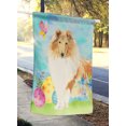 thumbnail image 2 of Carolines Treasures CK1904CHF Easter Eggs Rough Collie Flag Canvas House Size, 2 of 4