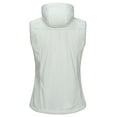 thumbnail image 4 of Little Donkey Andy Women's Lightweight Softshell Vest, Hooded Windproof Sleeveless Jacket for Golf Travel Hiking Running White L, 4 of 7