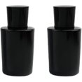 thumbnail image 1 of wefenad Juego de 2 botellas de spray para perfume de vidrio negro, reutilizables, de 50 ml., 1 of 3