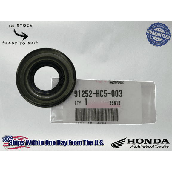 Honda Genuine OEM Authentic OIL SEAL (22X48X7) (ARAI) 91252-HC5-003