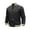 Black, variant on Lilgiuy Men Casual Patchwork Novelty Long Sleeve Zipper Outwear Sweater Jacket for Anniversary Graduation