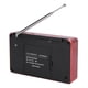thumbnail image 2 of FM Bluetooth Radio Portable Radio Player with Telescopic Antenna FM87.5 - 108 MHz, 2 of 4