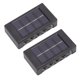 thumbnail image 3 of 2 uds colector Solar luz impermeable arriba abajo lámpara de pared luminosa paisaje de exterior Lámpara decorativa de jardín 10LEDs luz blanca, 3 of 5