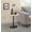 Gray#0, variant on Coffee Tables Nilda 16"W Gray Oak End Table, Side Table, Nightstand with Cabinet Door,Wooden Coffee Tables