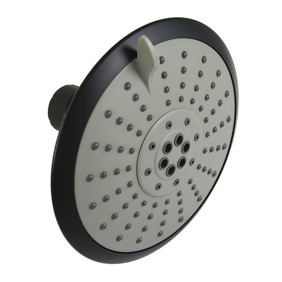 Kingston Brass KX250 Shower Scape 5" Round 5-Function ABS Shower Head, Matte Black