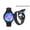 Black, variant on Elegant Smart Watch with Integrated Earbuds - Digital Square Display, Alloy Case, Silicone Band, 205mAh Rechargeable Battery - Multi-Sport Modes, Call & Message Notifications for Android & iOS