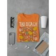 thumbnail image 3 of Tiki-Beach Hawaiian Vacation Vibes Graphic Men's Tshirt, 3 of 4