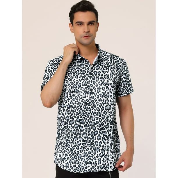 White leopard print shirt 2025