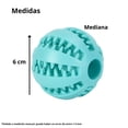 thumbnail image 2 of Pelota de Goma para Premios, juguete interactivo perros, Azul Genérica Pelota para premios, 2 of 2