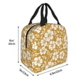 thumbnail image 2 of KLL Rose Flowers Print Insulated Lunch Bag Women, Reusable Cute Tote Lunch Box for Adult & Men, Leakproof Cooler Lunch Bags for Work Office Travel Picnic, 2 of 5