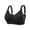 Black, variant on Busydd Plus Size Bras for Women No Underwire Front Closure Lace Bralettes for Women Seamless Comfy Everyday Wireless Bra