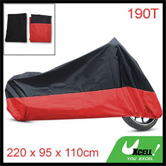 ✨ Set: Couverture XXL couverture moto noir-orange + Couverture moto XL  noir-rouge ✓ acheter