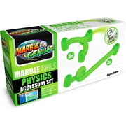 Marble Genius Marble Rails Physics Set: 5 Piece Marble Run (Includes 3 Y Splitters and 2 Loops), Compatible With Marble Rails Building Sets, Comes With Online App and Instruction Manual, Ages 8 and Up