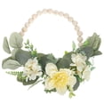 thumbnail image 1 of Shisuyan Front Door Wreath Wreath Wood Non-withering 1Pack, 1 of 8