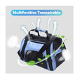 thumbnail image 3 of Bolsa Transportadora Para Perro Gato Mascota color morado, 3 of 4
