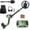 2 Inch Green, variant on Waterproof Metal Detector for Adults - High Accuracy Gold Finder with LCD Display 10 Inch Detection Depth and 8 Inch IP68 Search Coil
