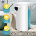 thumbnail image 2 of Injueey Dispensador de espuma, encimera de cocina inalámbrica recargable, 350ml, a mano, recargable, lavable, reutilizable, centro comercial, Juegos de accesorios de baño Injueey HA065031-00, 2 of 6