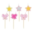thumbnail image 2 of Velas de Cumpleaños Way to Celebrate Estrellas y Moños 6 Piezas, 2 of 4