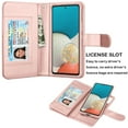 thumbnail image 6 of Case for Samsung Galaxy A15 A14 A03S A12 A13 A23 A53 A54 5G Wallet Case,Takfox [RFID Blocking] 9 Card Holder Stand [Shockproof TPU Interior Case] PU Leather Magnetic Protective Flip Cover[Marble], 6 of 7